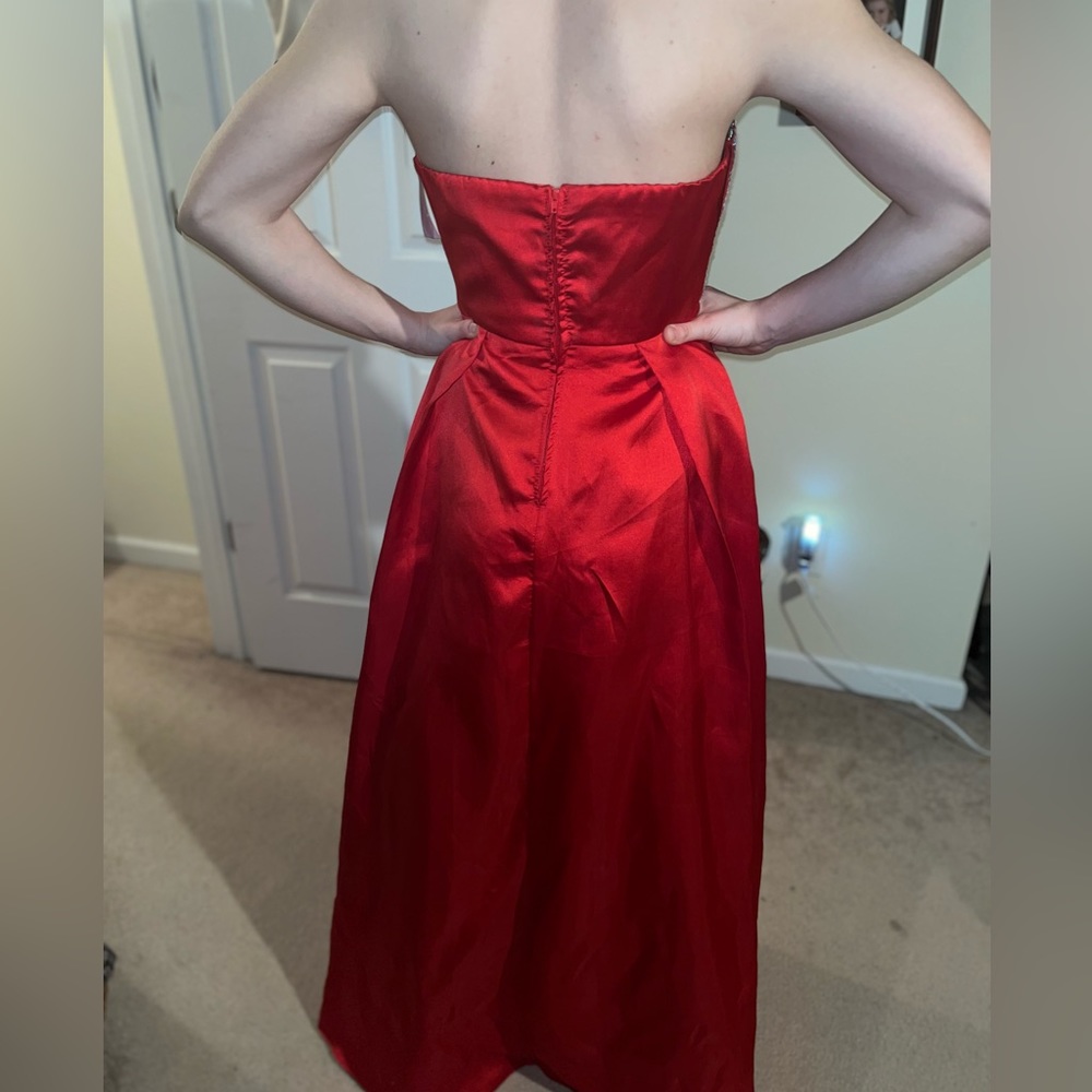 Rhinestoned, Strapless Ballgown - Picture 3 of 3